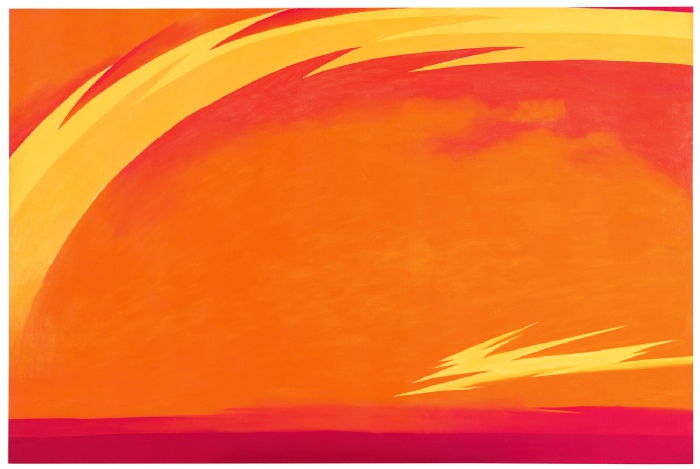 Georgia O'Keeffe, From the Plains ll, 1954. Oil on Canvas, 122 x 183 cm. Museo Thyssen-Bornemisza, Madrid.